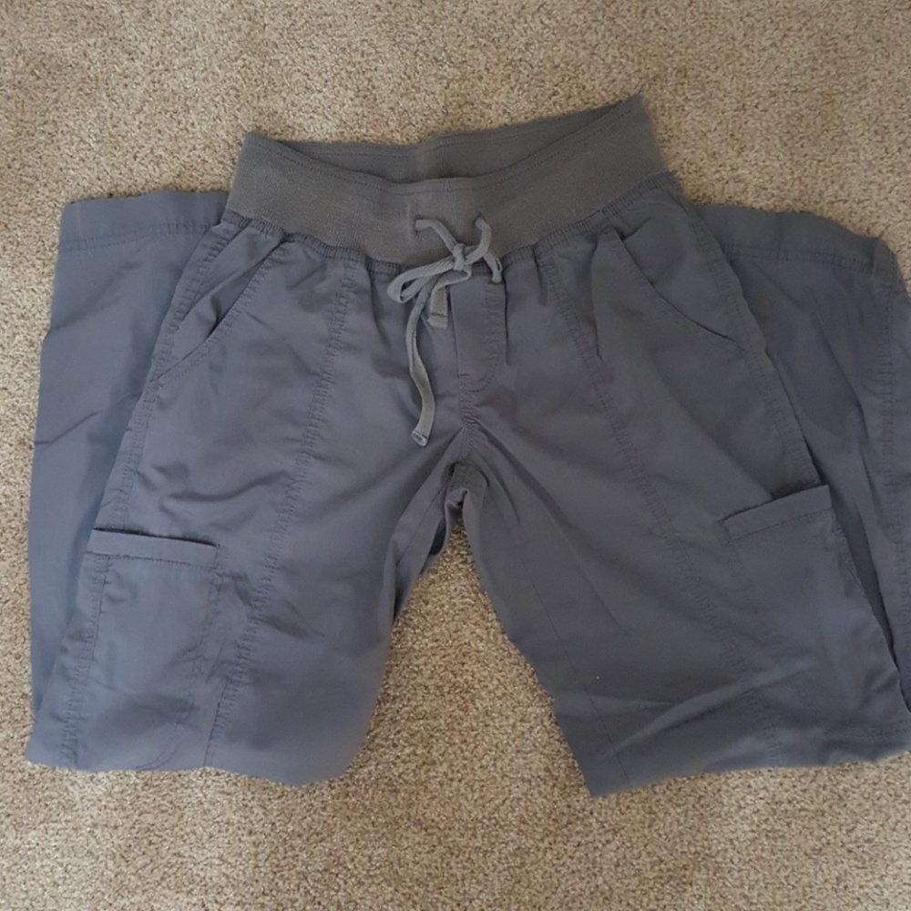 Gray scrub pants